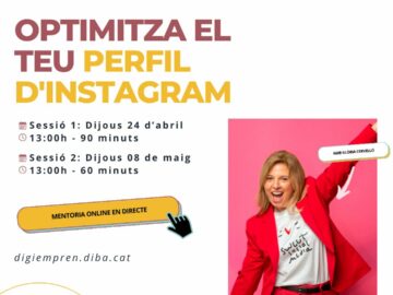 Mentoria: Optimitza el teu perfil d’Instagram 