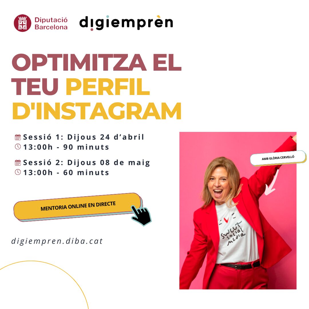 Mentoria: Optimitza el teu perfil d’Instagram 