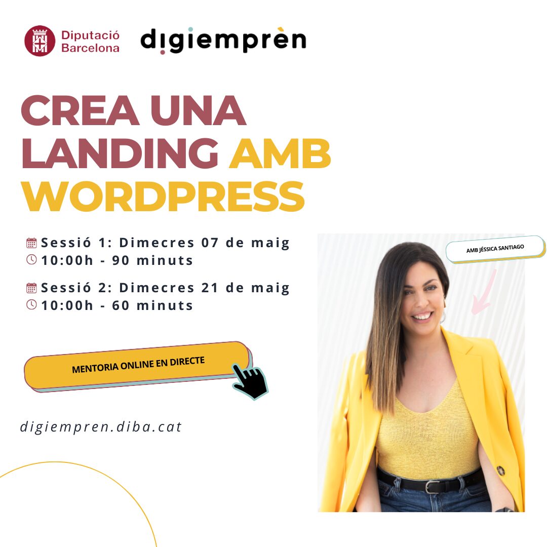 Mentoria: Crea una landing amb WordPress